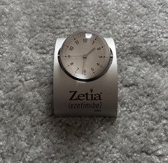 Pharmaceutical Collectible Spinning Desk Clock Zetia 2002