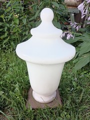 Vintage Pharmacy Counter Display 1950s-1970s Plastic Large 22″ Tall Metal Base