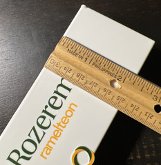 Rozerem Ramelteon Drug Rep Pharmaceutical Promo Advertising Pill Case Braille