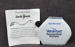 Veramyst Stethoscope Cover Anti-Microbial Drug Rep Pharmaceutical Advertising