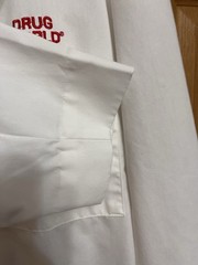 Vtg Drug World Pharmacy Lab Coat Sz 44 Metcal Ottenheimer USA 1970s Halloween