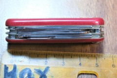 Vtg victorinox CALCIUM SANDOZ – POCKET KNIFE RAZOR, LSD pharmacy Swiss