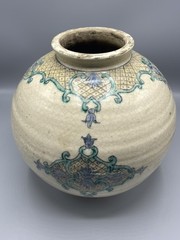 Superb Large 18th Century Southern Italian Maiolica Armorial Apothecary Majolica
