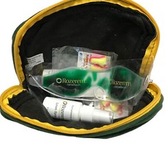 Rozerem Takeda Drug Rep Vintage Zipper Bag Complete Eye Mask Earbuds Pharmacy