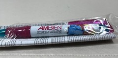 Ambien Drug Rep Pharmaceutical Advertisement Plunger Pen, Hot Pink Grip, Works