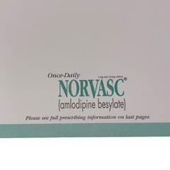 Pharmaceutical drug rep MEMO NOTE PAD paper vintage cortlandt norvasc