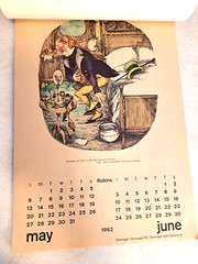 Dickens of a Cold Gerry Gersten Caricatures 1962 Calendar A H Robins Advertising
