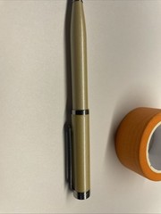 VTG VIAGRA Pharma Drug Rep Logo Collectible Pen Heavy Metal Yellow Refillable