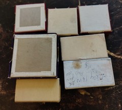 Vntg 1930s Prescription Pill Box C.C. Yockey Correctionsville Iowa Pharmacy Set