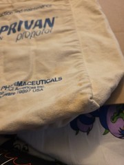 Vintage Diprivan Propofol Tote Bag Pharmaceutical Advertising See Pics! DIP #2