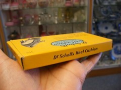 Antique Vtg Medical Dental Pharmacy – Dr. Scholl’s Heel Cushion – Empty Box