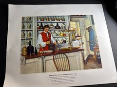 A HISTORY OF PHARMACY IN PICTURES 1954 PRINT#20 Great Gift For Doctor 22″×18″