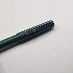 Mezlin Mezlocilin Sodium Ball Point Pen Vintage Green Pharmaceutical Promotional