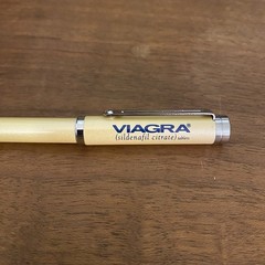 Vintage Viagra Pharmaceutical Yellow Drug Rep Pen
