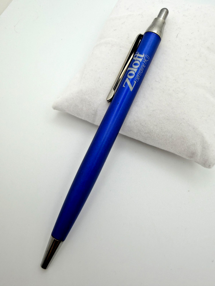 Zoloft Heavy Metal Drug Rep Pen (tested & working) RARE