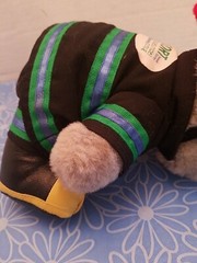RHINOCORT AQUA ALLERGY NOSE SPRAY ADVERITSEMENT MASCOT FIREMAN PLUSH DOLL FIGURE