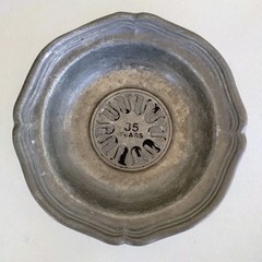 The Upjohn Company 35 Year Armetale Service Award Engraved 5 Pc Salad Bowl Set
