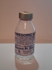 Vintage Empty Paregoric Morphine Vial