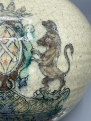 Superb Large 18th Century Southern Italian Maiolica Armorial Apothecary Majolica