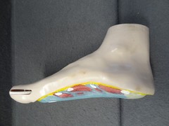 Janssen Sporanox Capsule Foot Display Model Prop Doctor Office Advertisement EUC