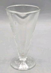 VINTAGE Zonite 3.5″ Clear Glass 2 TBSP Apothecary Measuring Beaker