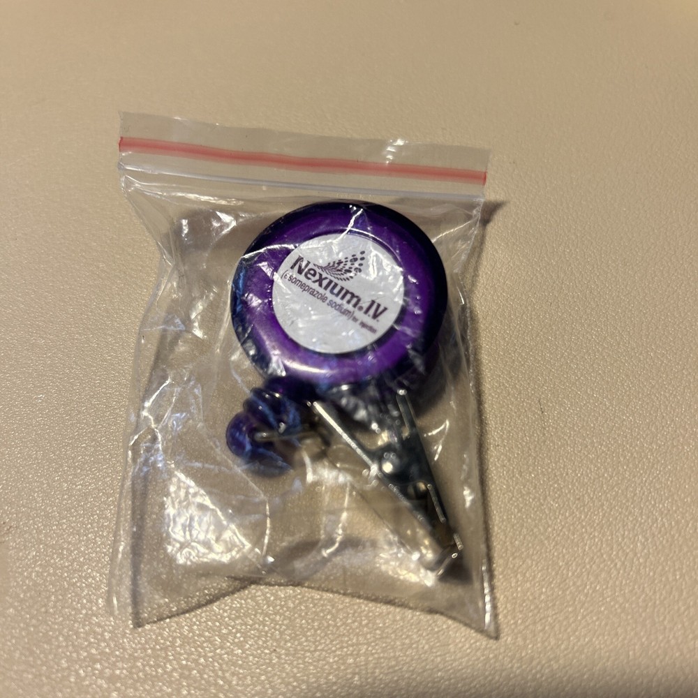 Nexium Pharmaceutical Rep Retractable Badge ID Holders (3)