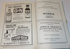 VTG 1940 DRUGGIST CONVENTION SOUVENIR BOOK! CHARLOTTE, NC! ADS/HOTELS/PICTURES!