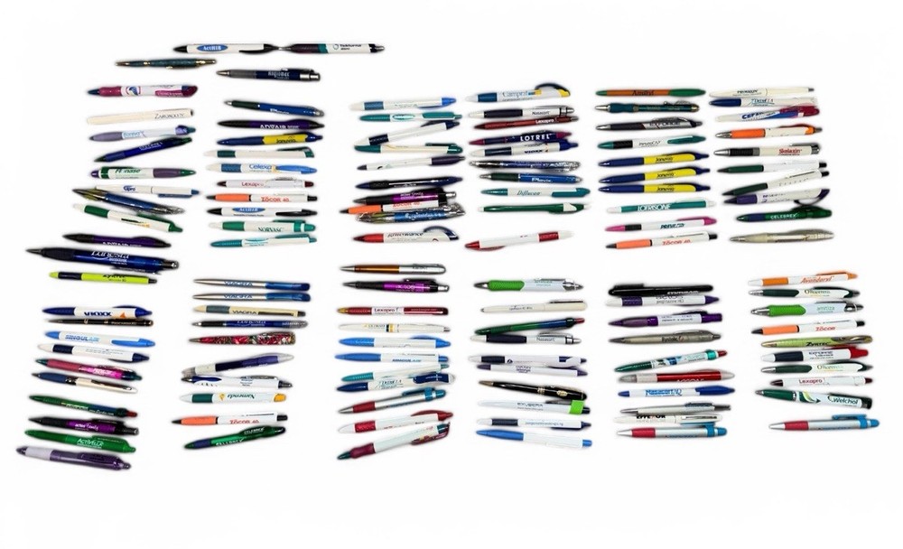Lot Of 125 Pharmaceutical Drug Rep Advertising Pens some Rare!