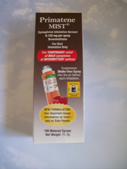 Primatene Mist Epinephrine Inhalation Aerosol Spray 160 Sprays Exp: 12/2027 NIB