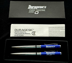 Duragesic (FENTANYL) Pen and Mechanical Pencil Set Class 2 Narcotic Pharma Adver