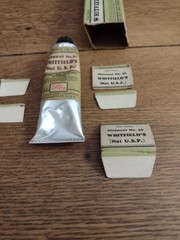 VINTAGE ELI LILLY PHARMACEUTICAL WHITFIELDS OINTMENT NO 56 BOX AND TUBE