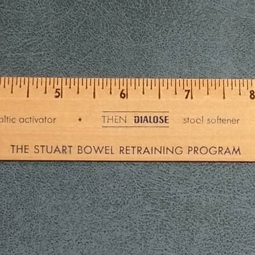 EFFERSYLLIUM Dialose The Stuart Bowel Retraining Program Big Pharma Ruler 1970s