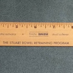 EFFERSYLLIUM Dialose The Stuart Bowel Retraining Program Big Pharma Ruler 1970s