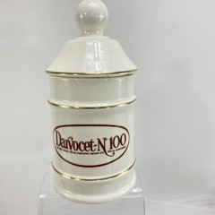 VINTAGE DARVOCET-N 100 / DARVON COMPOUND 65 APOTHECARY CERAMIC JAR Lofisa