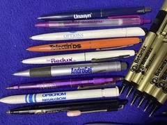 Lot 24 Drug Rep RX Advertising Pens, Lighted