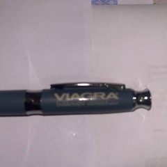 Rare Viagra Metal Blue Drug Rep Pen Pharmaceutical Promotional. Pfizer