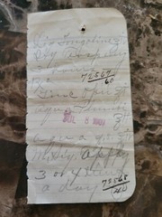 File box & 98 antique prescriptions (1907) – Opium, Ergot, Codeine & Anodyne