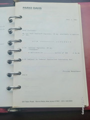 1982 Parke Davis Pharmaceutical Sales Rep Price Guide 7-Ring Binder Catalog VTG