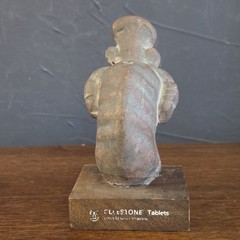 Vintage Schering Pharmaceutical Mayan Advertising Figure Asthmatic Attack