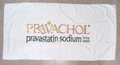 Pravachol Pharma Beach Towel – White – 64×33