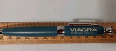 Metal Viagra Pharma Drug Rep Doctor Twist Ink Pen Black Ink