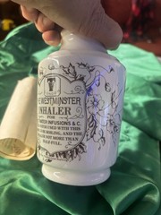 Vintage LILLY PHARMACY WESTMINSTER INHALER CERAMIC JAR Replica of 1880 Model