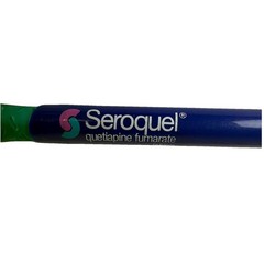 Drug Rep SEROQUEL Collectible Pen Rare Pharma Advertising Broken Clip