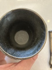 Mortar and Pestle, Metal Small America’s Bicentennial 76 Rx Apothecary Pharmacy