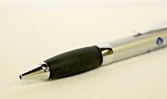 Pharmaceutical Rep Pen Actonel Heavy Metal Black on Silver New in Sleeve