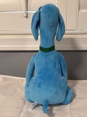 Rare Interceptor Plus Blue Plush Advertising Dog 14” Drug Rep Pharmaceutical