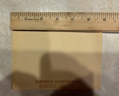 VTG Empirin Codeine No. 3 Notepad Paper Doctor Ephemera Pharmacy