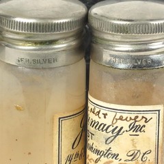 Antique Doctor Travel Medical Kit Apothecary Leather Case Empty Vials