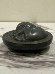 VINTAGE MEDICAL PHARMACEUTICAL PARKE-DAVIS FETAL PEWTER PAPERWEIGHT CA. 1950’s