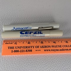 Azmacort Cefzil Drug Rep Pharmaceutical Promo Advertising Penlight Do Not Work